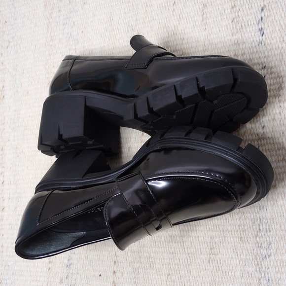 Sincerely Jules Lug Sole Penny Loafers - Picture 3 of 11